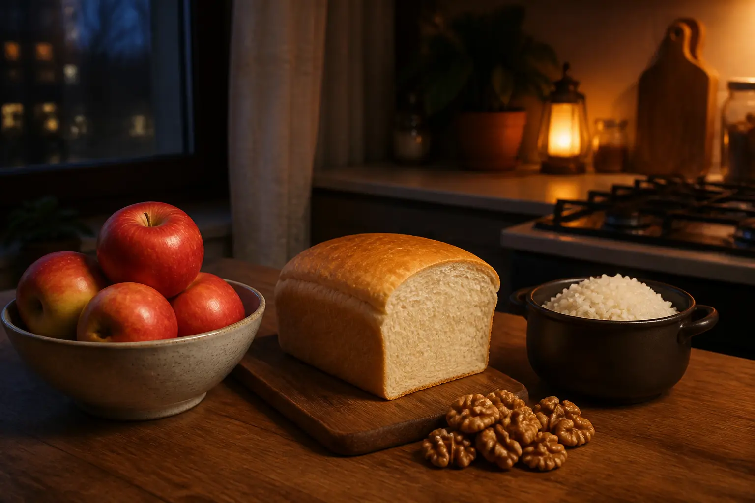 Фрукти, білий хліб, рис і горіхи — продукти, що природно пробуджують апетит