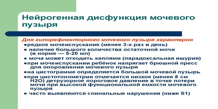 Нейрогенний сечовий міхур у чоловіків – симптоми захворювання.