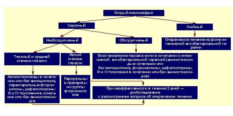 Ускладнення пієлонефриту у чоловіків та жінок – клінічна картина, способи терапії