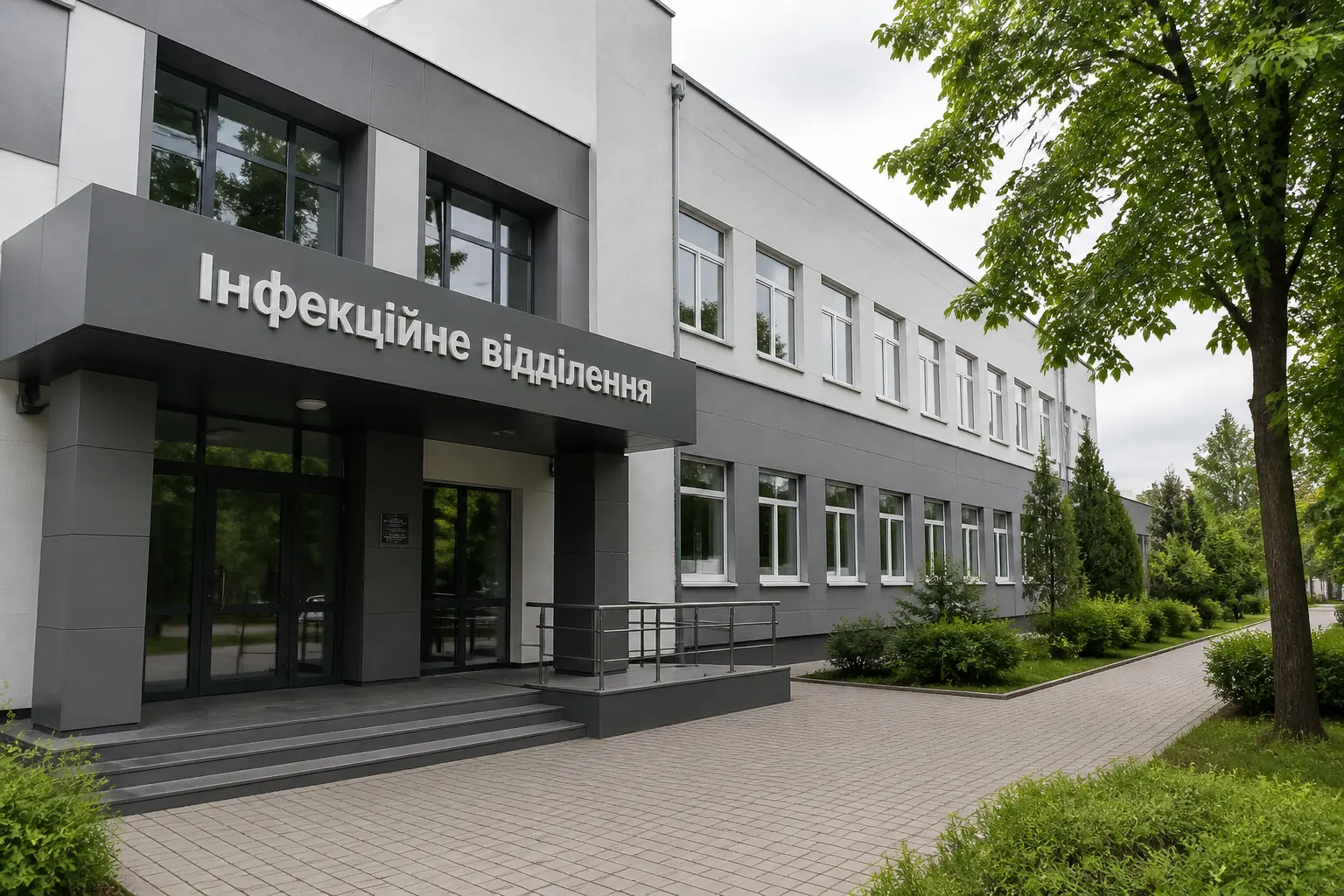 Будівля інфекційного відділення клініки