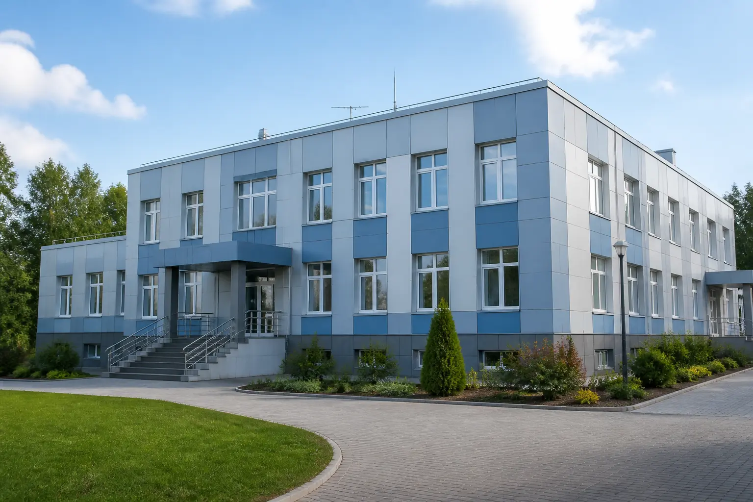 Сучасна будівля медичного закладу в Україні
