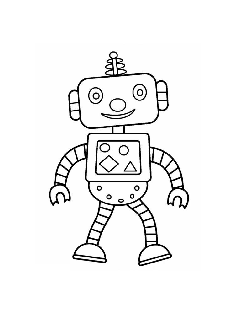 Розмальовки Роботи