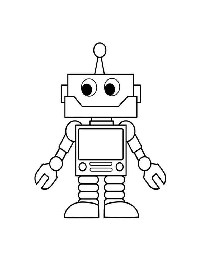 Розмальовки Роботи