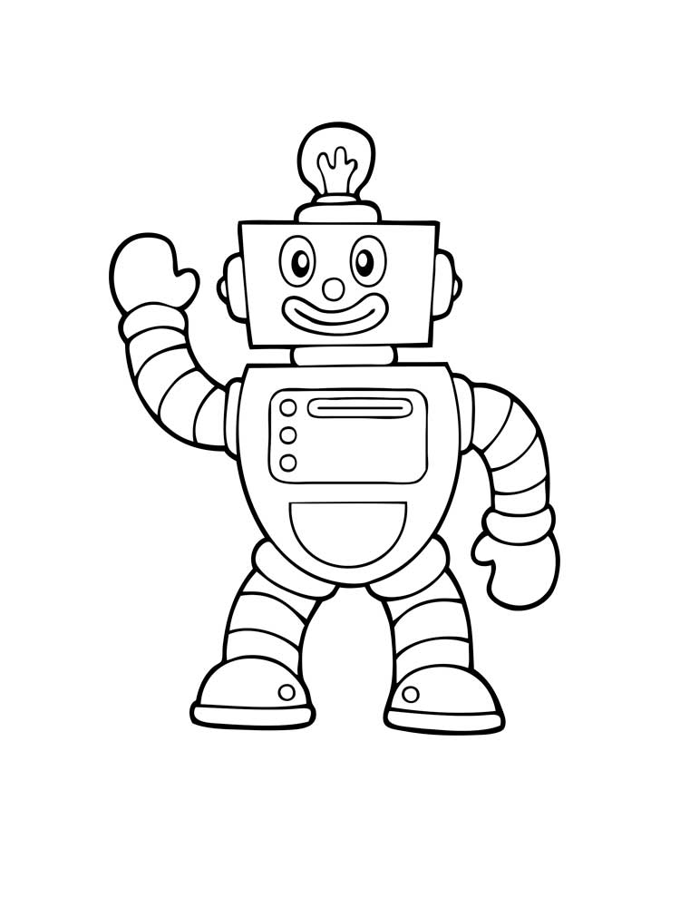Розмальовки Роботи
