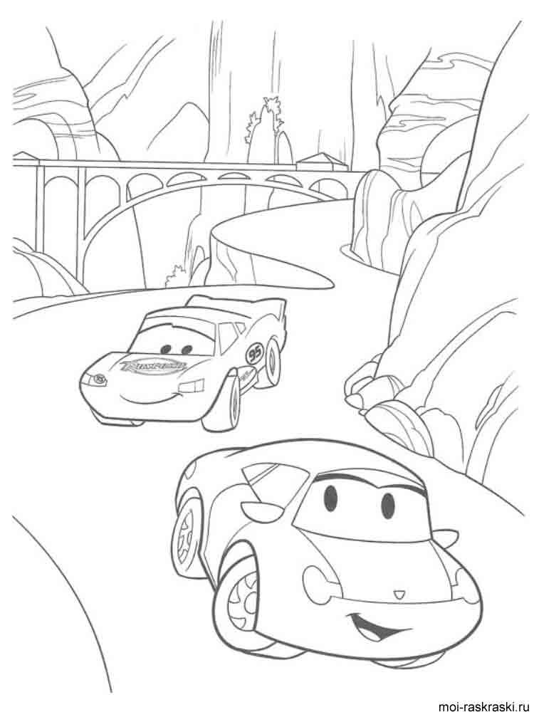 Розмальовка Блискавка Маквин