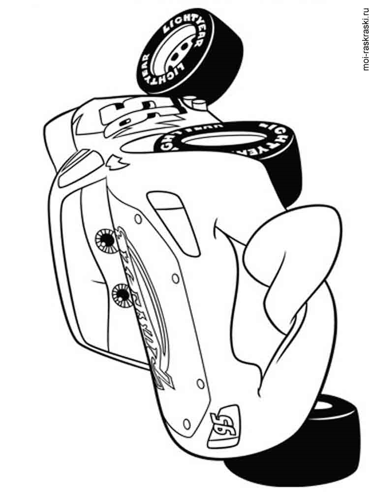 Розмальовка Блискавка Маквин