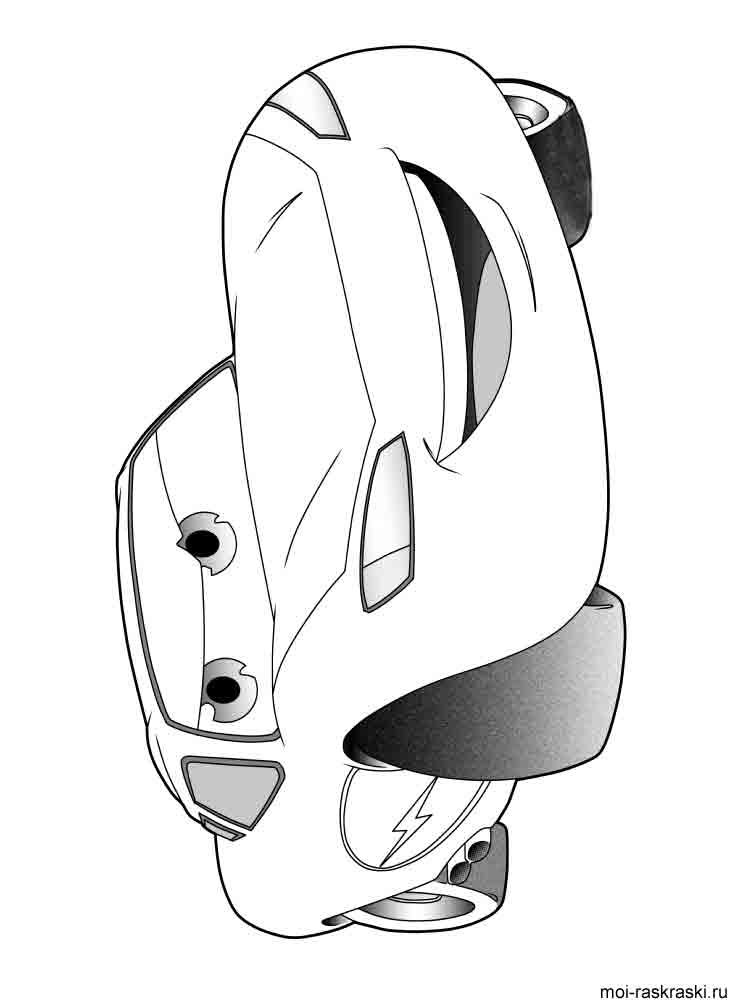 Розмальовка Блискавка Маквин