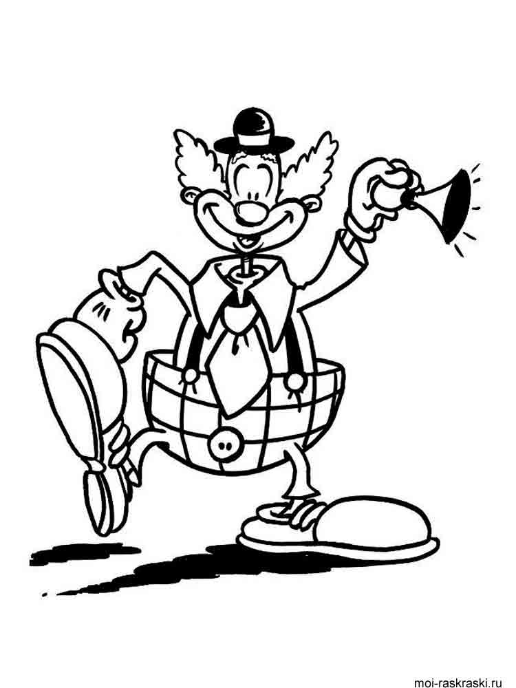 Розмальовка Клоуна
