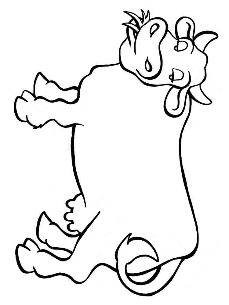 Розмальовка Корова