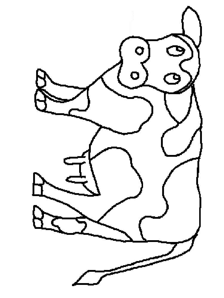 Розмальовка Корова