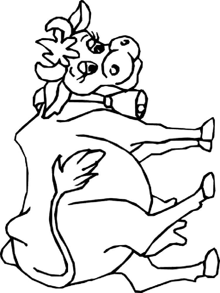 Розмальовка Корова