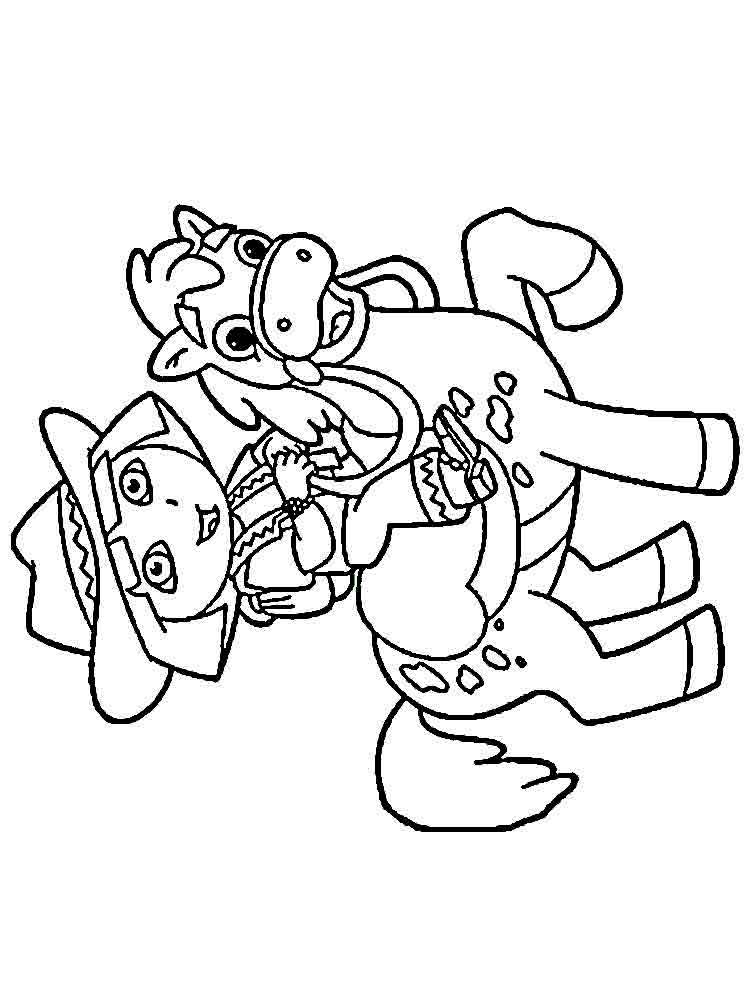 Розмальовки Даша Мандрівниця