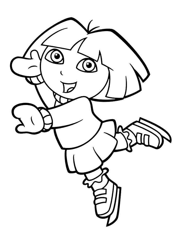 Розмальовки Даша Мандрівниця