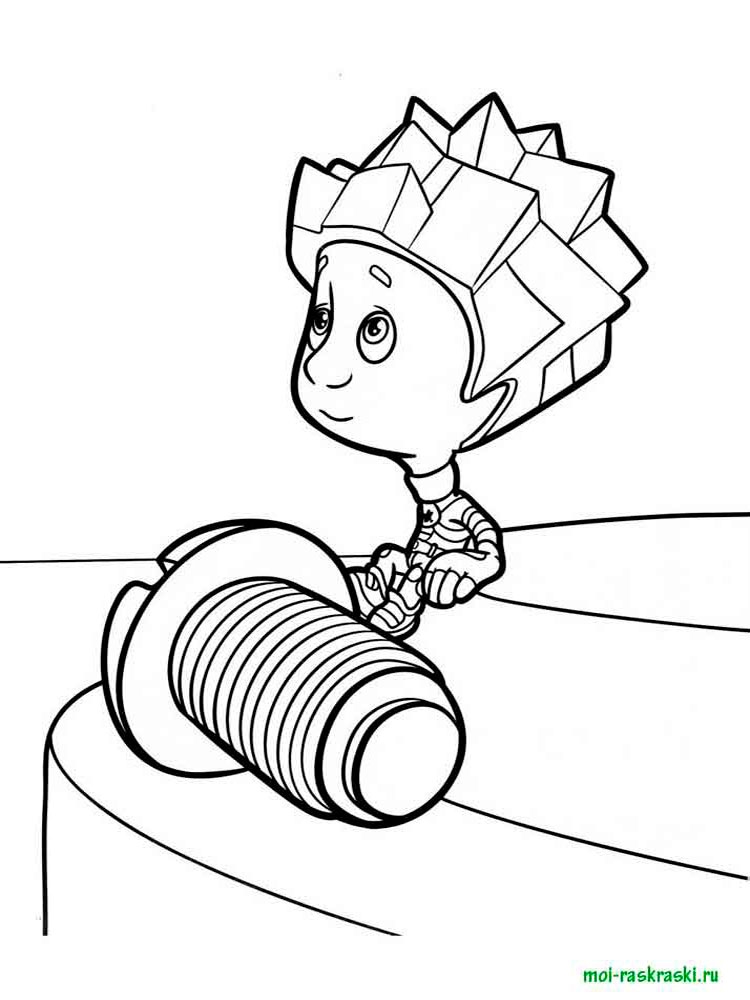 Розмальовки Фиксики