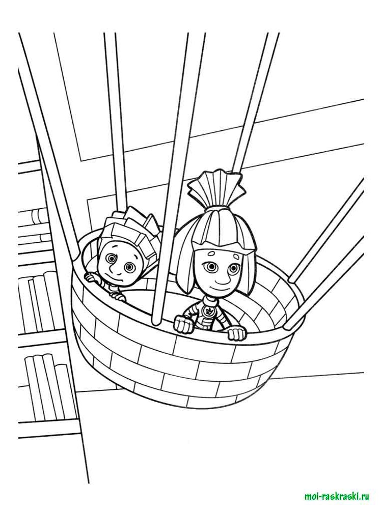 Розмальовки Фиксики