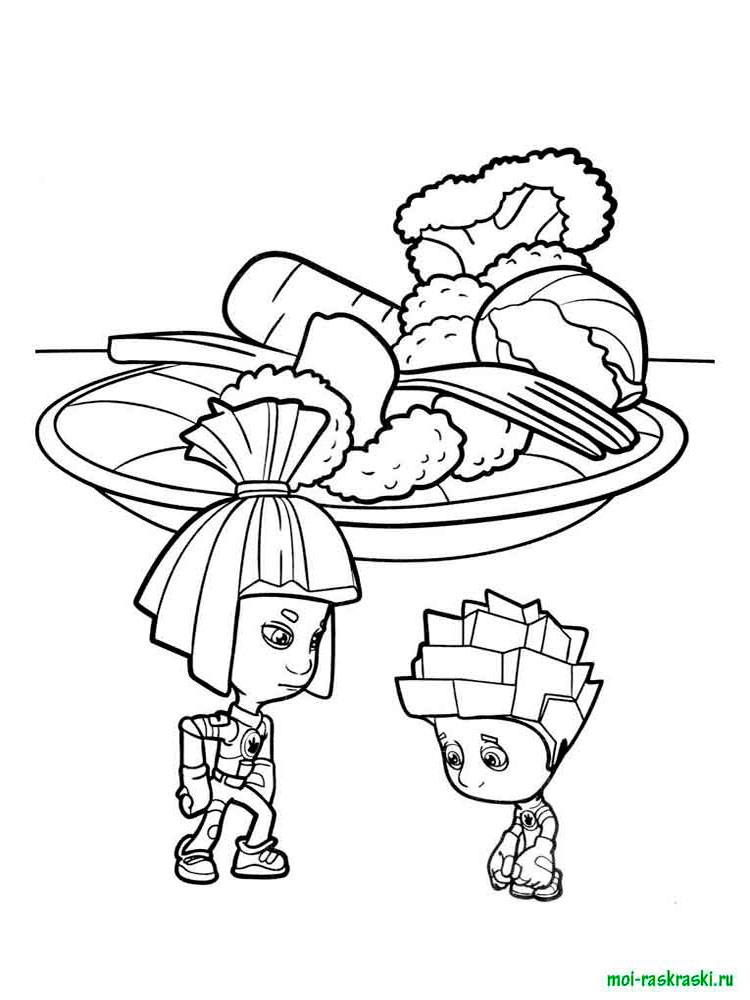 Розмальовки Фиксики