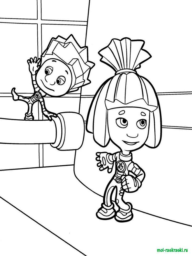 Розмальовки Фиксики