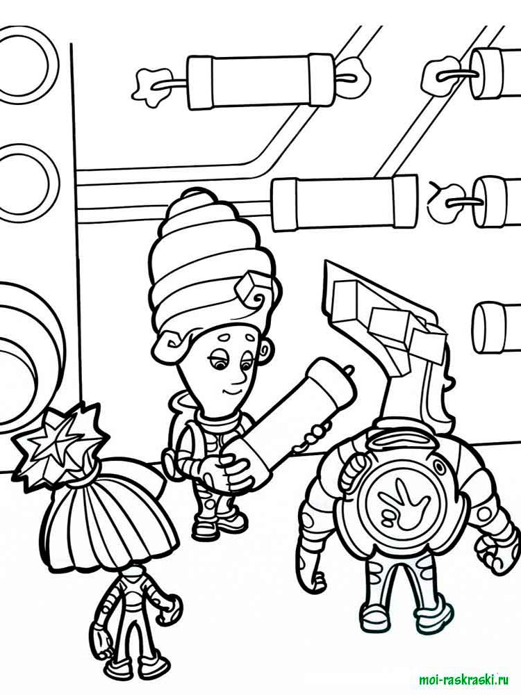 Розмальовки Фиксики