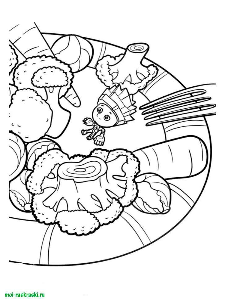 Розмальовки Фиксики