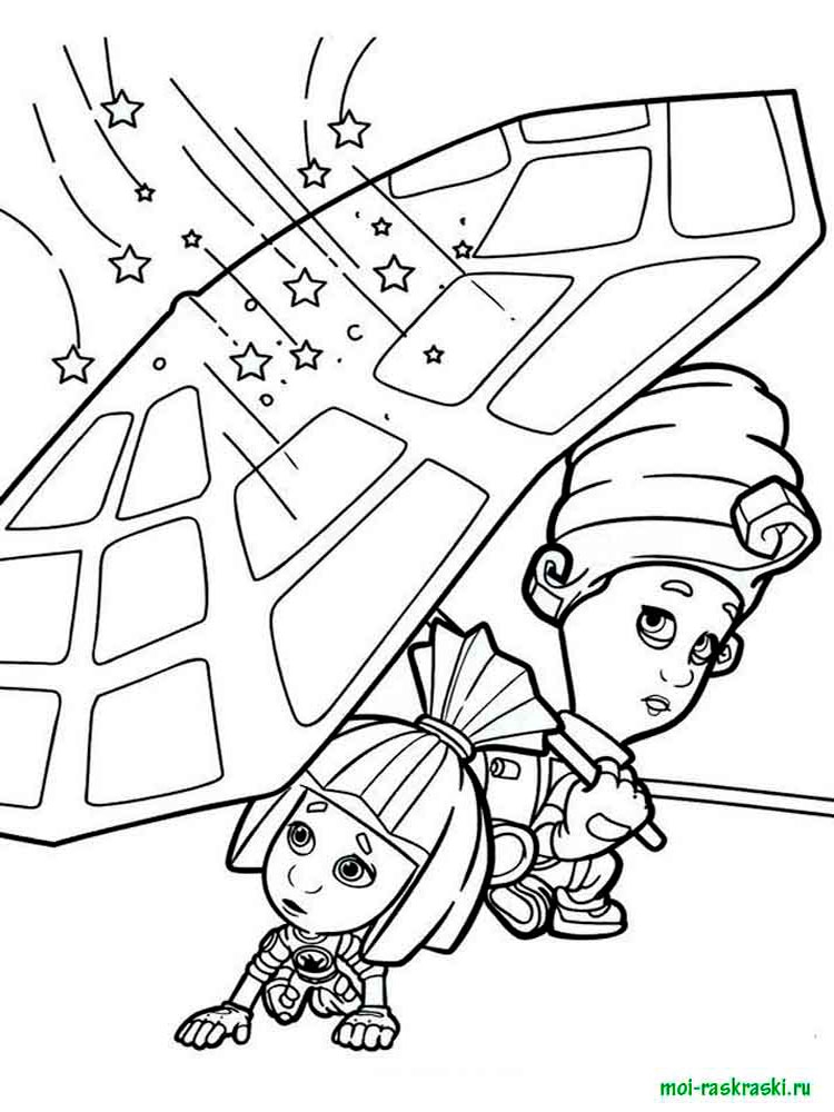 Розмальовки Фиксики