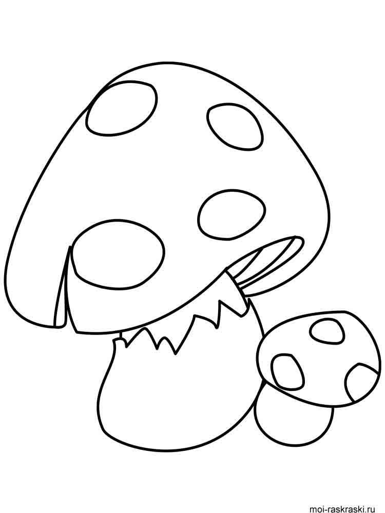 Розмальовки Гриби