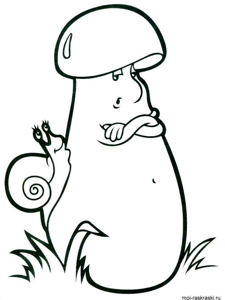 Розмальовки Гриби