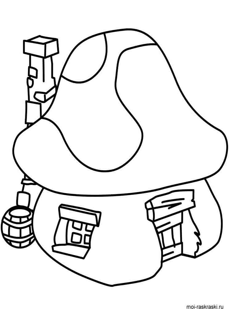 Розмальовки Гриби