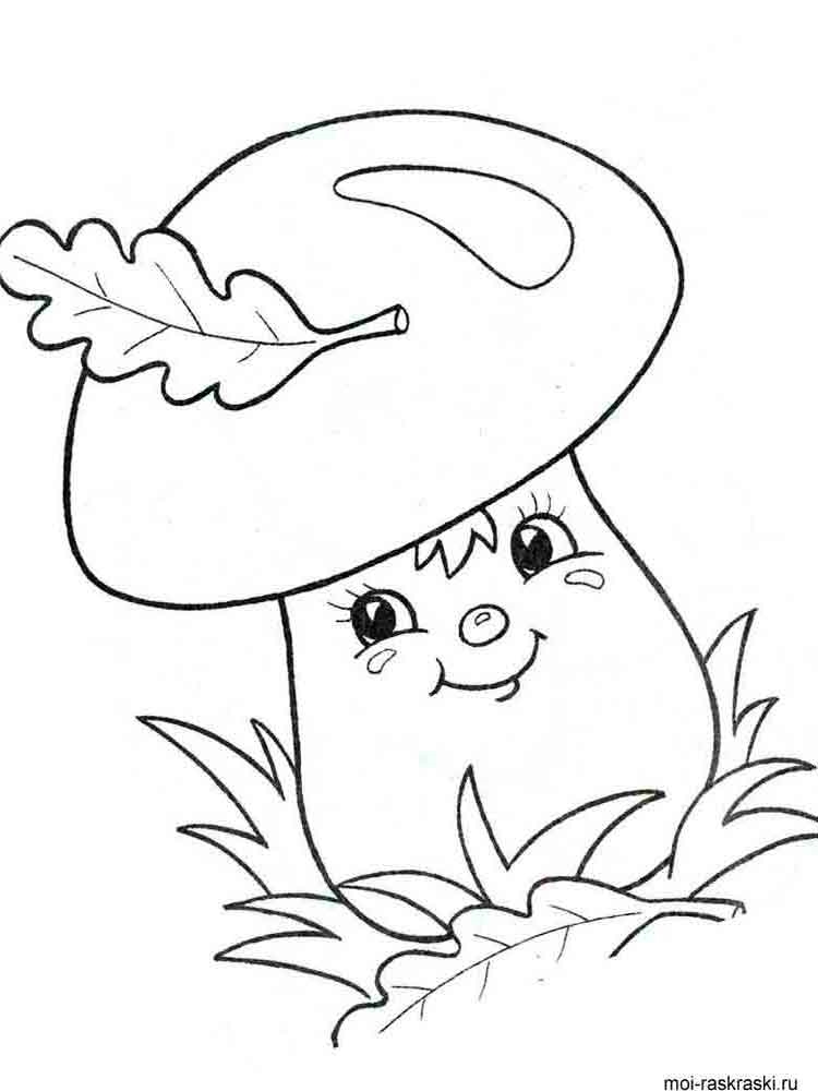 Розмальовки Гриби