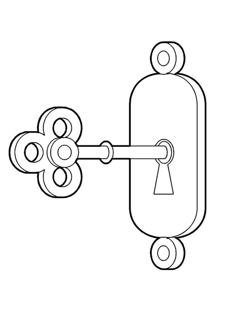 Розмальовки Ключ