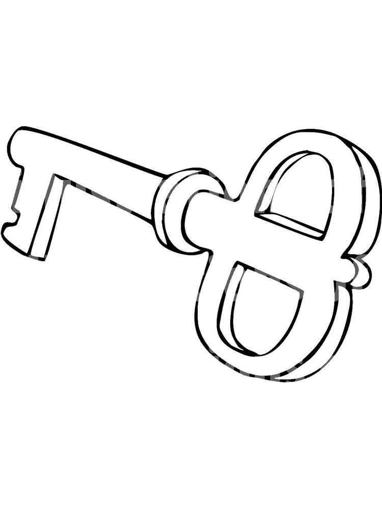 Розмальовки Ключ