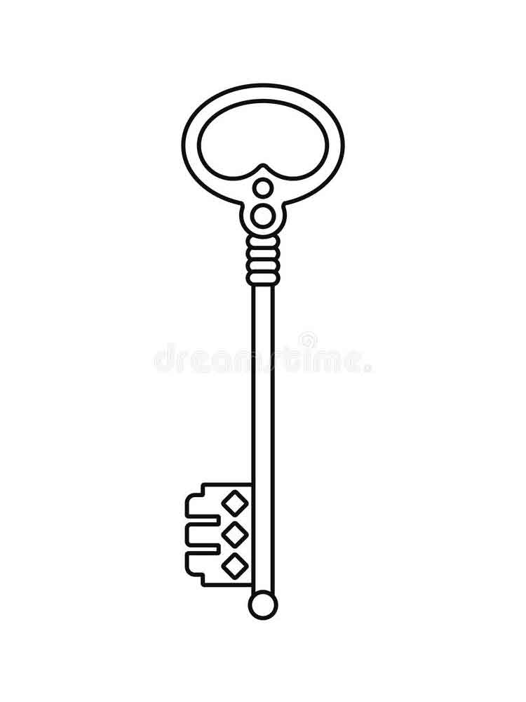 Розмальовки Ключ