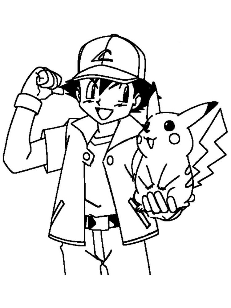 Розмальовки Покемони