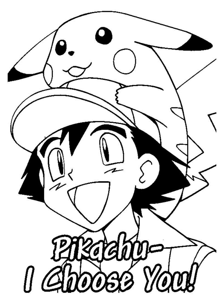 Розмальовки Покемони
