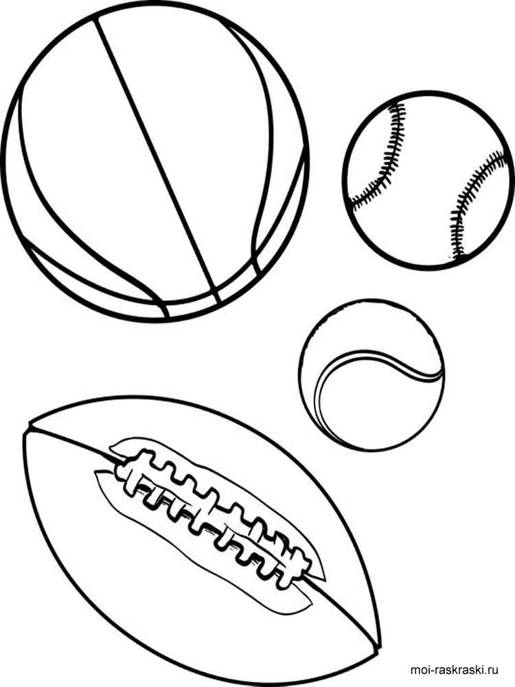 Розмальовки Спорт