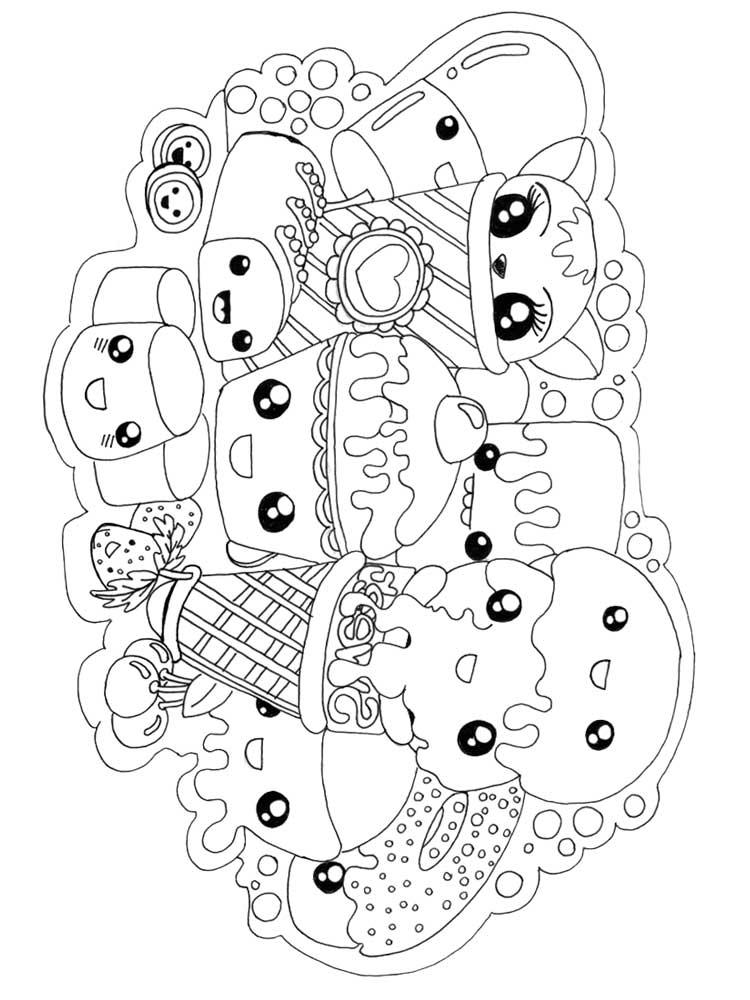 Розмальовки Страви з очима