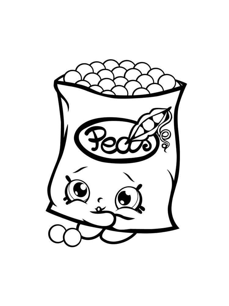 Розмальовки Страви з очима