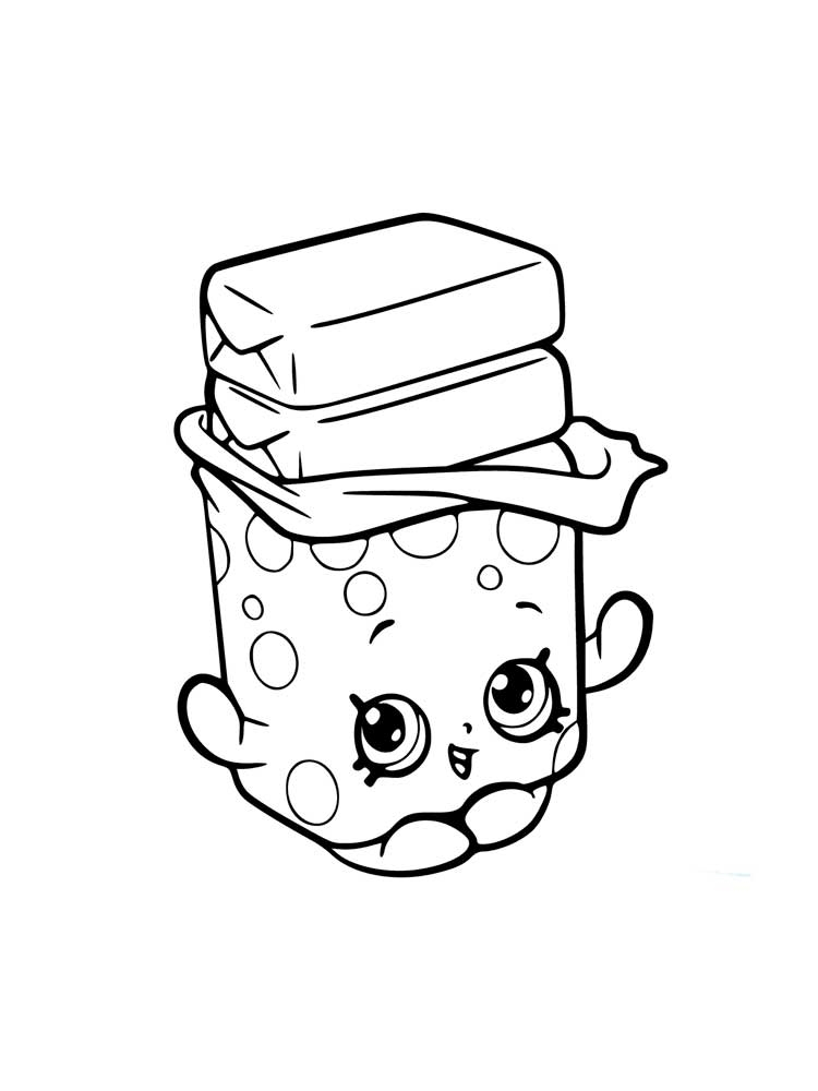 Розмальовки Страви з очима