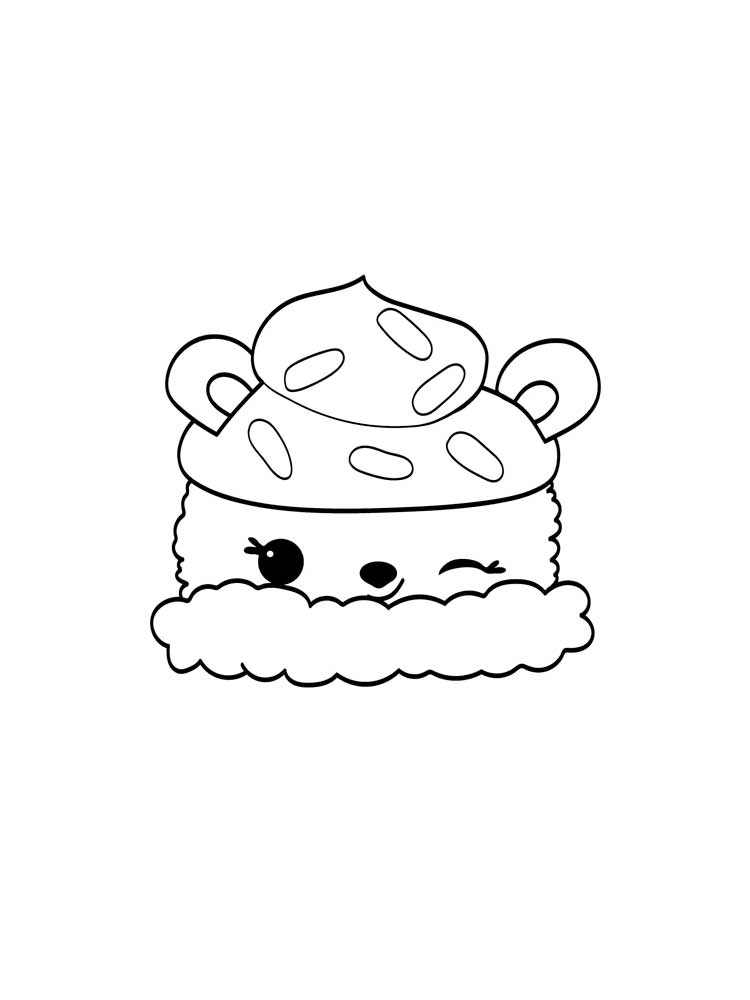 Розмальовки Страви з очима