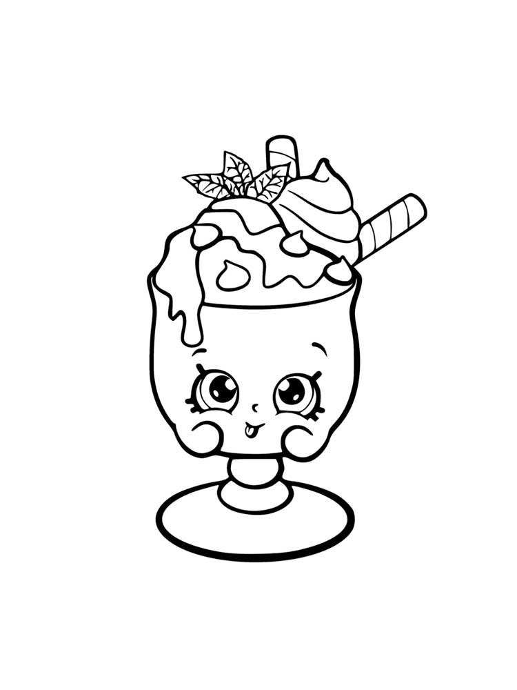 Розмальовки Страви з очима