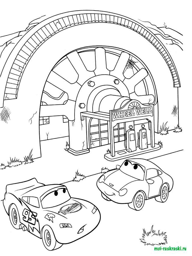 Розмальовки Тачки і Тачки 2