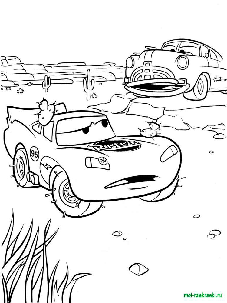 Розмальовки Тачки і Тачки 2