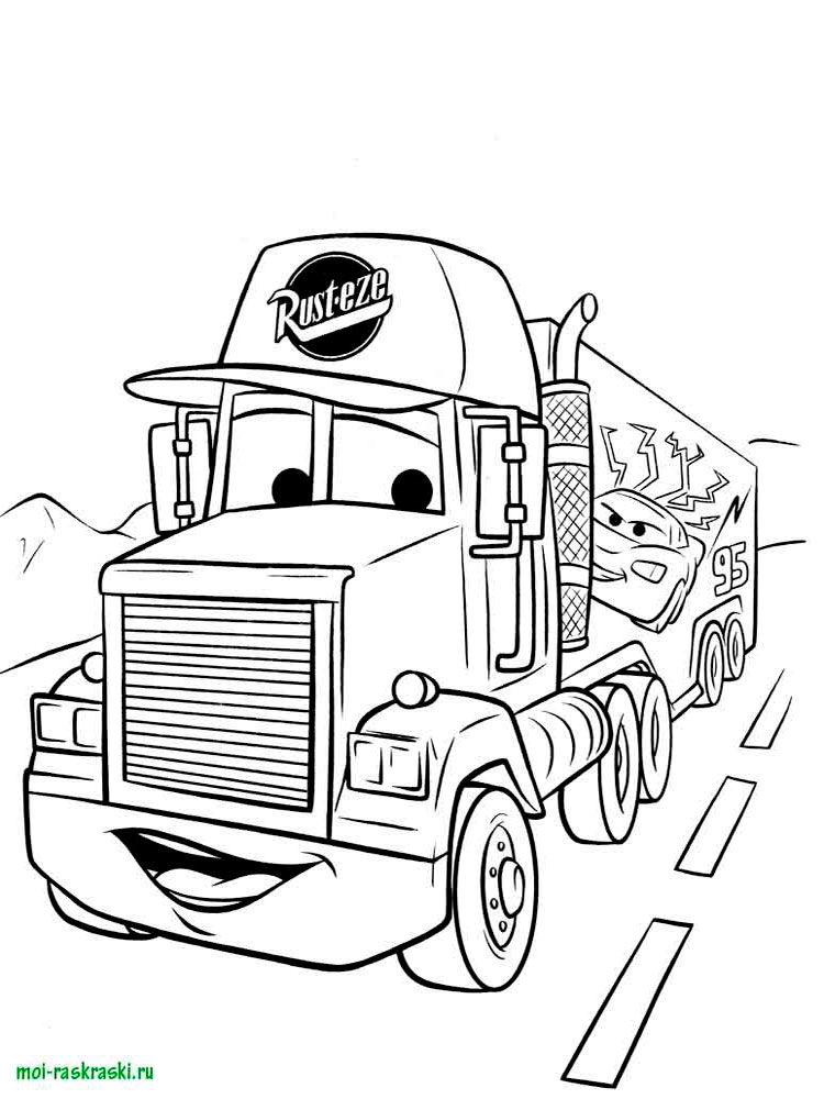 Розмальовки Тачки і Тачки 2