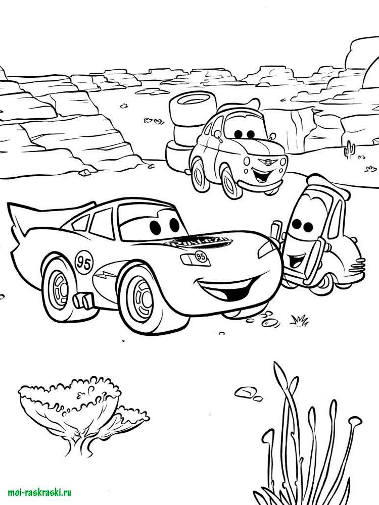 Розмальовки Тачки і Тачки 2