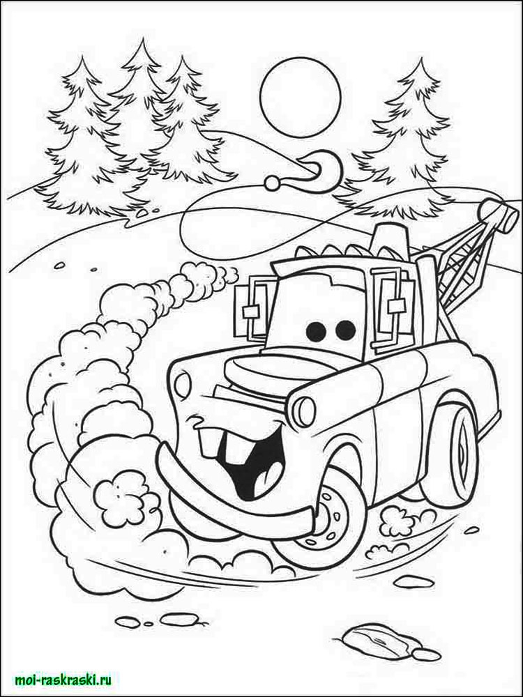 Розмальовки Тачки і Тачки 2