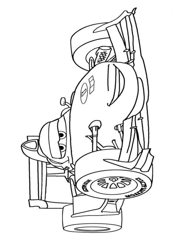 Розмальовки Тачки і Тачки 2