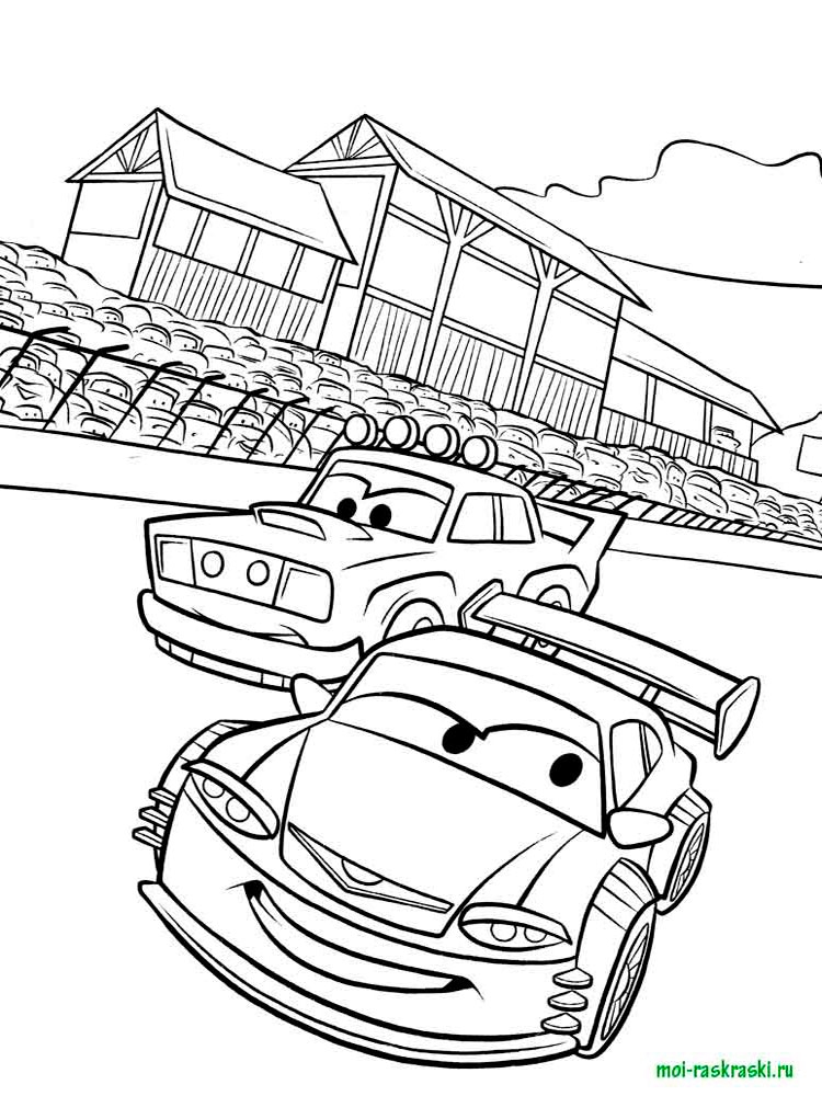 Розмальовки Тачки і Тачки 2