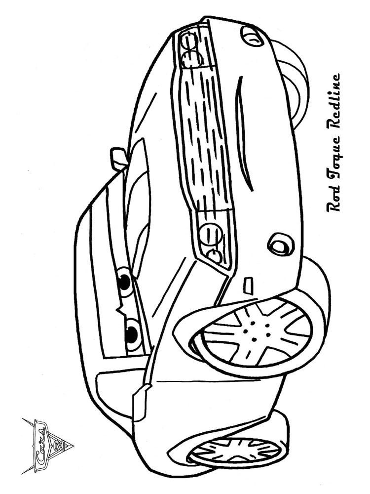 Розмальовки Тачки і Тачки 2