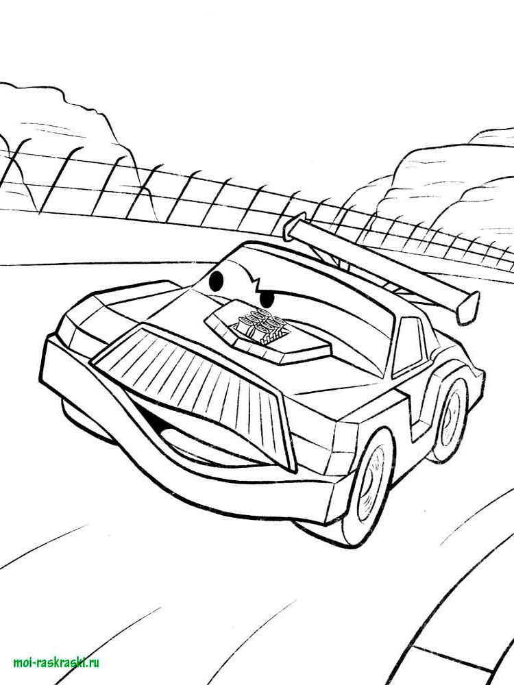 Розмальовки Тачки і Тачки 2