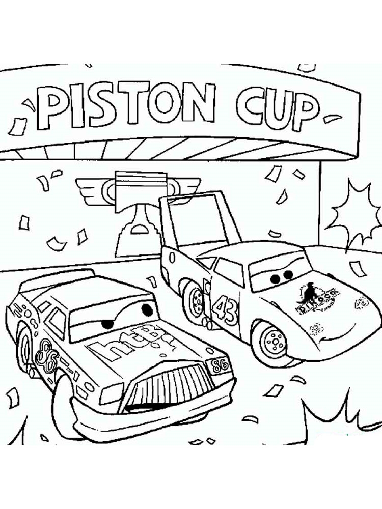 Розмальовки Тачки і Тачки 2