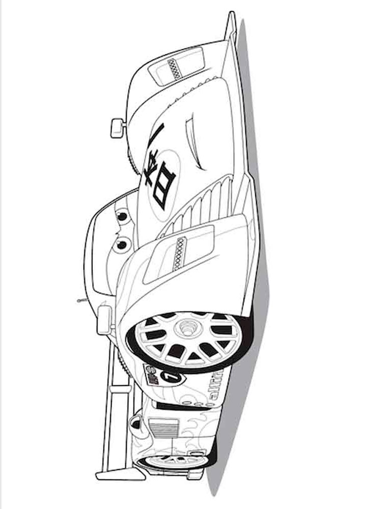 Розмальовки Тачки і Тачки 2